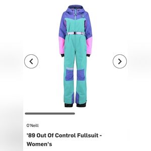 Very Rare 80s 90s Vintage Women's Oneill Ski JumpSuit Size MEDIUM
